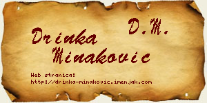 Drinka Minaković vizit kartica